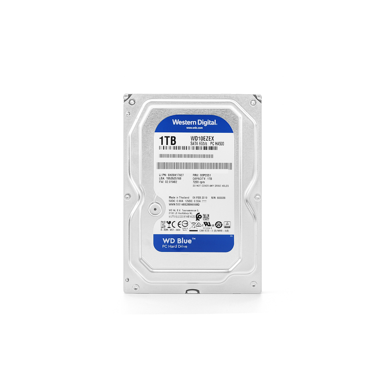 WESTERN DIGITAL BLUE 1TB (WD10EZEX) - HARD DISK INTERNO - 3.5" - SATA 3