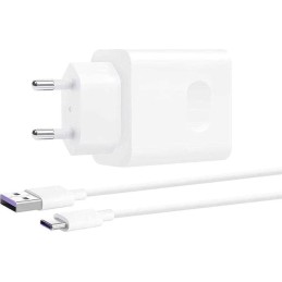 ALIMENTATORE HUAWEI SuperCharge CP404 Max 22.5W CON CAVO TYPE-C 1MT BIANCO