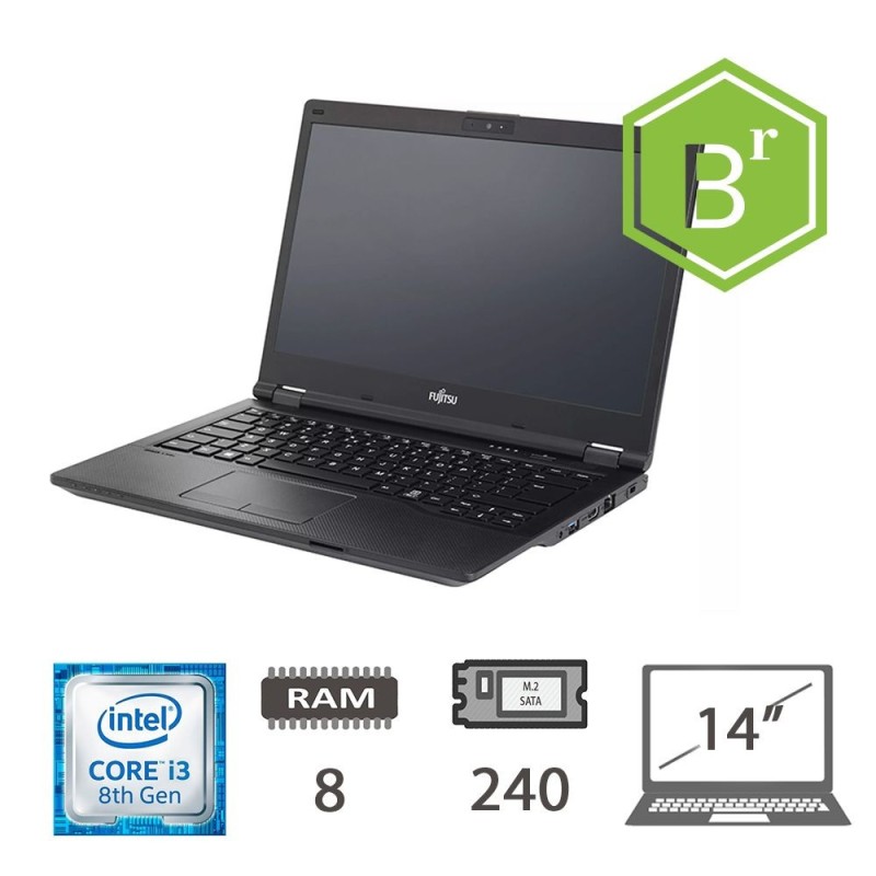 FUJITSU E449 I3-8130U-8-240M2-14-W10P-2Y GRADO B