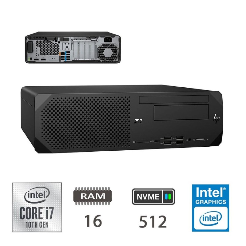 HP Z2 G5 SFF I7-10700-RAM16GB-NVME512-W11P-2Y