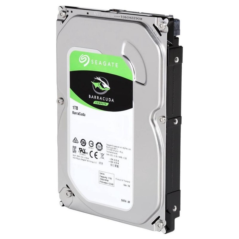 SEAGATE BARRACUDA HDD 1TB (ST1000DM010) - HARD DISK INTERNO - 3.5" - SATA 3 Refurbished