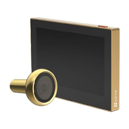 EZVIZ HP2 (OTTONE) - SPIONCINO SMART 2 MP - WIRELESS - DISPLAY A COLORI 4.3" - VIDEO LIVE