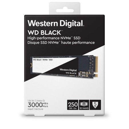 WD Black 250 GB ad alte prestazioni NVMe PCIe interno - M.2 2280, 8 Gb/s - WDS250G2X0C